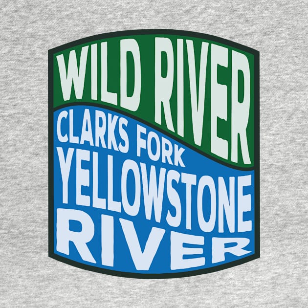 Clarks Fork Yellowstone River Wild River wave by nylebuss